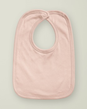 Script Family Name Bib Light Pink / Black